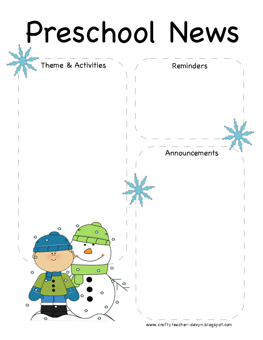 preschool printable templates for teachers